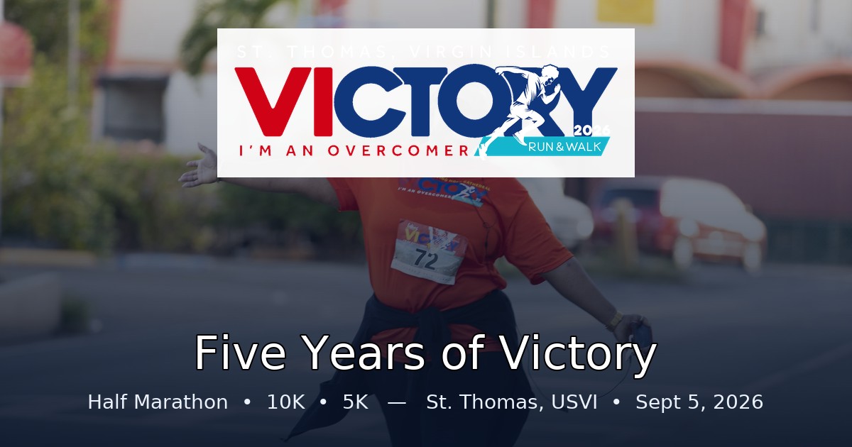 Victory Run/Walk 2026 — St. Thomas USVI Half Marathon